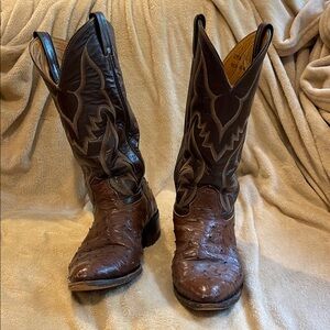 Nacona Full Quill Ostrich Boots